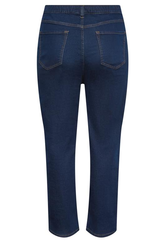 YOURS Plus Size Indigo Blue Straight Leg RUBY Jeans | Yours 6