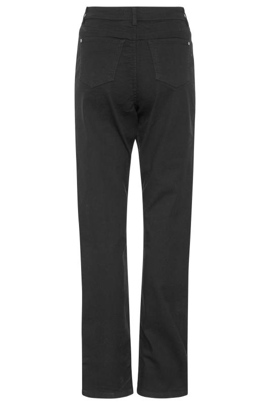 LTS Black IVY Straight Leg Jeans | Long Tall Sally 4