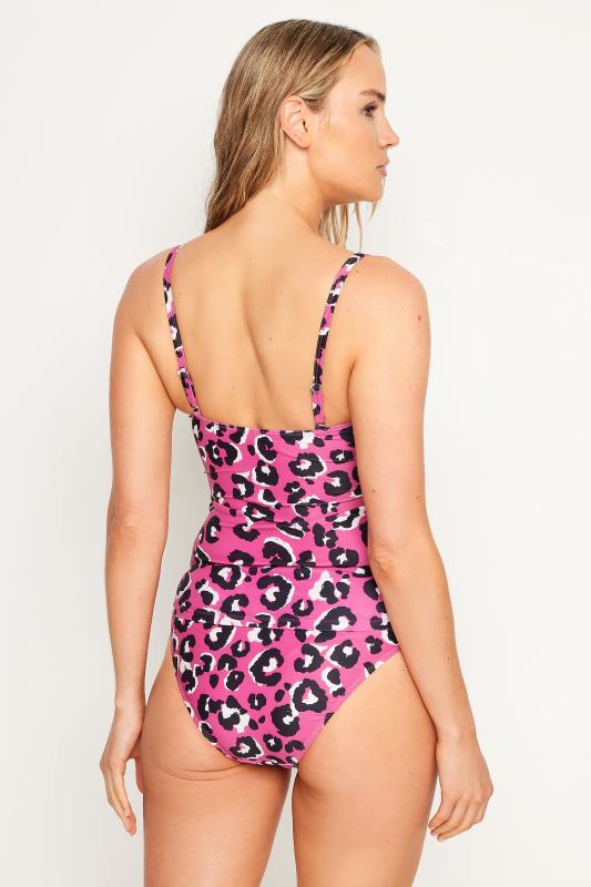 LTS Tall Women's Pink Leopard Print Tankini Set | Long Tall Sally  4