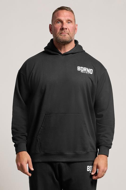 BadRhino Big & Tall Black Logo Hoodie | BadRhino 1