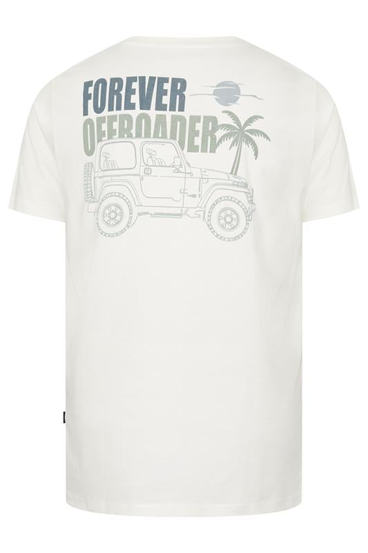 BadRhino White Extra Long 'Forever Off-Roader' Tee | BadRhino 7