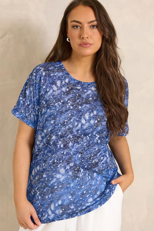  EVANS Curve Blue Print Burnout Top