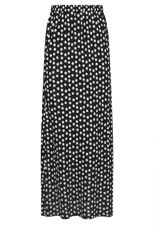 LTS Tall Women's Black & White Spot Print Midaxi Skirt | Long Tall Sally 6