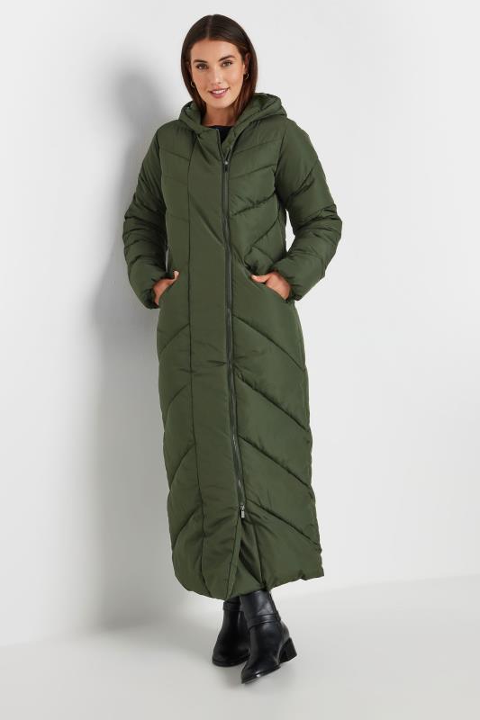 LTS Tall Women's Green Padded Longline Coat | Long Tall Sally 3