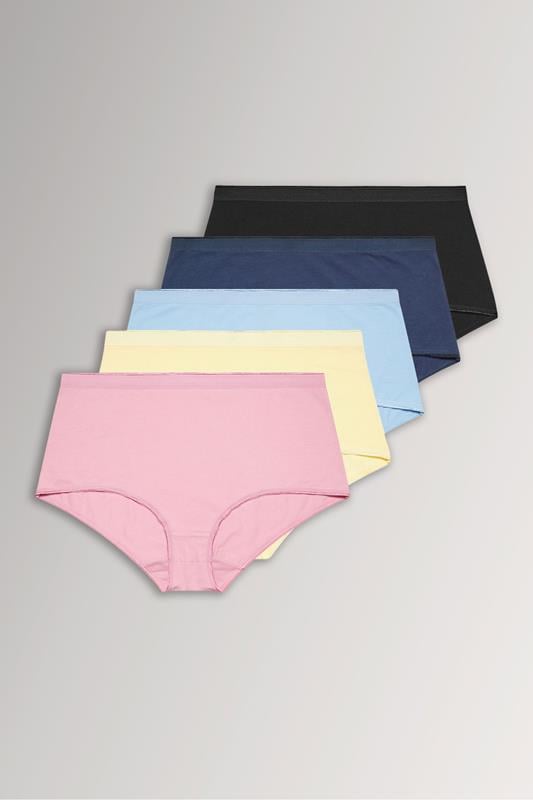  YOURSET 5 PACK Curve Blue Pastel Full Briefs
