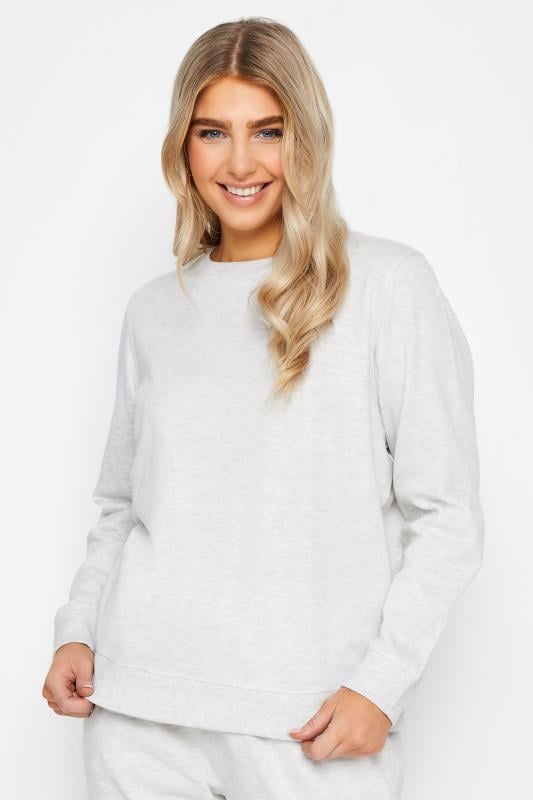 Women's  M&Co Grey Marl Essential Sweatshirt
