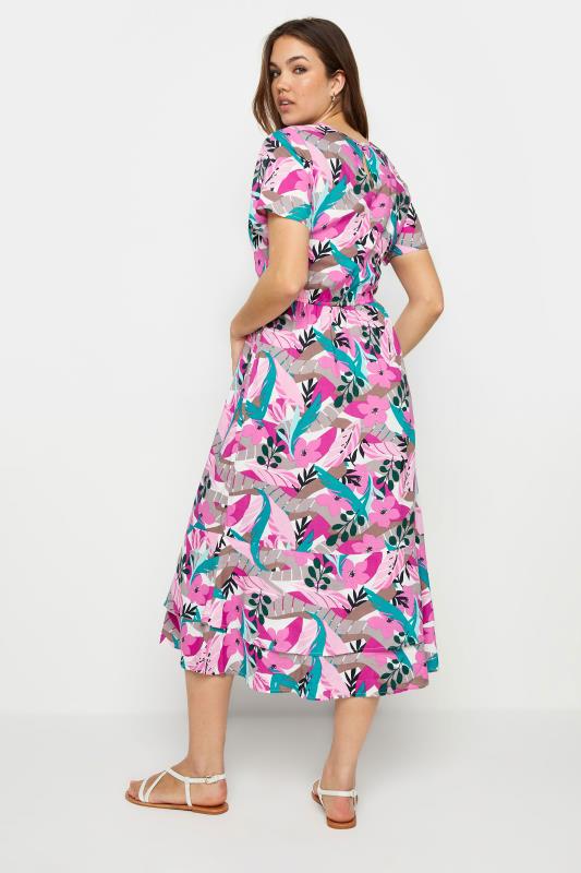 LTS Tall Women's Pink Floral Print Maxi Dress | Long Tall Sally 3
