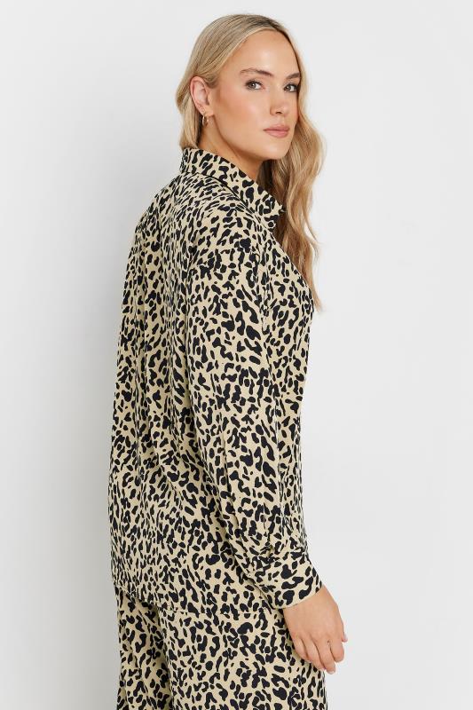 LTS Tall Natural Brown Leopard Print Shirt | Long Tall Sally 5