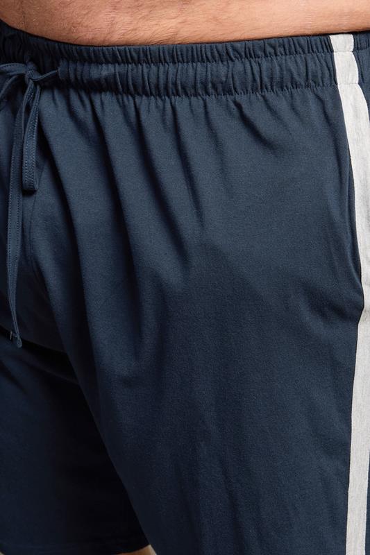 BadRhino Big & Tall Navy Blue Lightweight Lounge Shorts | BadRhino 4