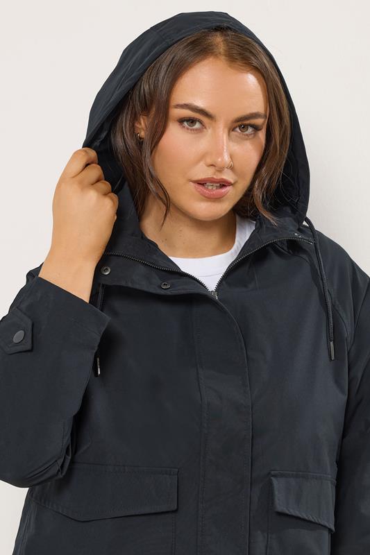 YOURS Plus Size Navy Blue Raglan Lightweight Jacket | Yours Clothing 5