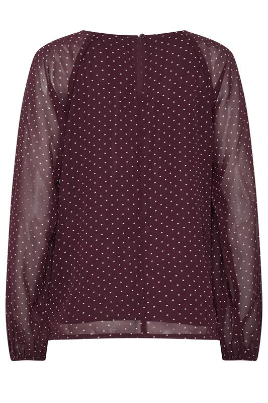 LTS Tall Women's Red Polka Dot Top | Long Tall Sally 6