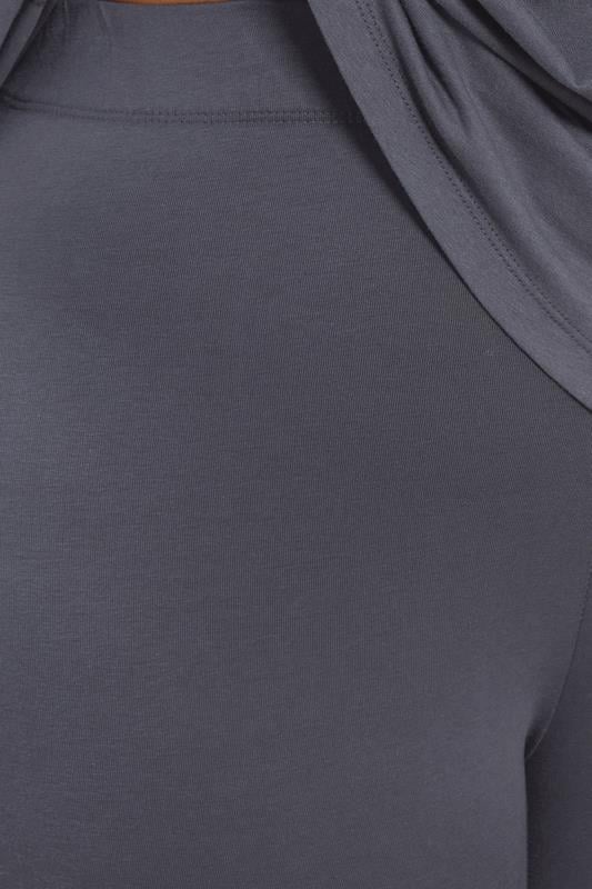 YOURS Plus Size Grey Leggings | Yours Clothing 4