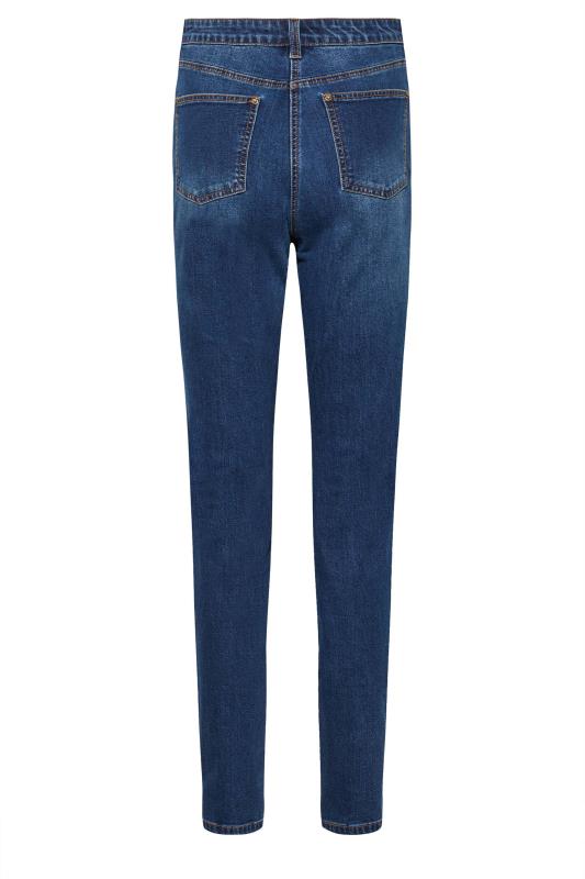 LTS Tall Women's Blue Distressed UNA Mom Jeans | Long Tall Sally 5