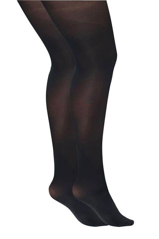  YOURSET 2 PACK Black 80 Denier Tights