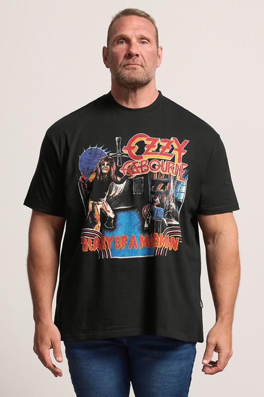 BadRhino Big & Tall Black 'Ozzy Osbourne' Graphic Short Sleeve T-Shirt | BadRhino 1