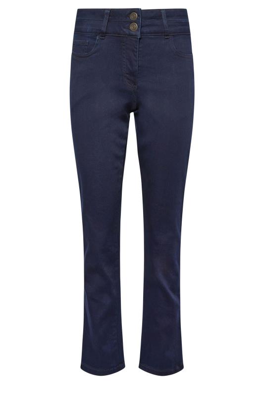 M&Co Indigo Blue Lift & Shape Straight Leg Jeans | M&Co 5