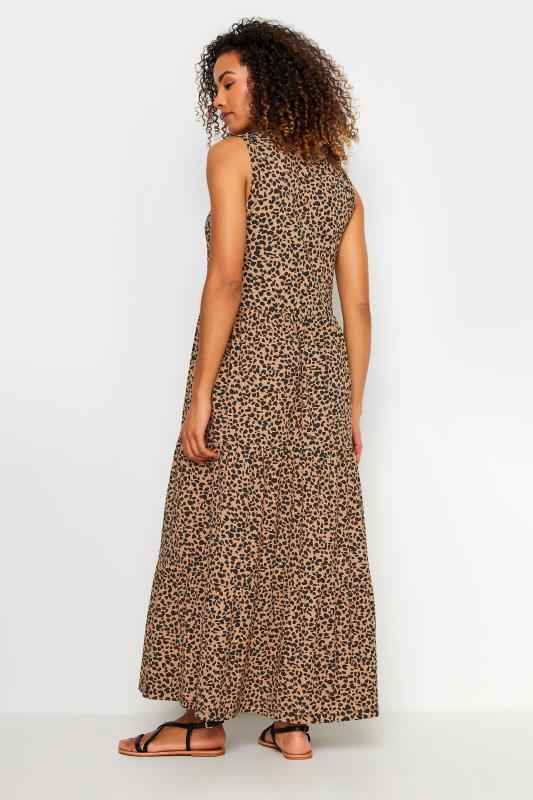 M&Co Brown Leopard Print Maxi Dress | Yours Clothing 3