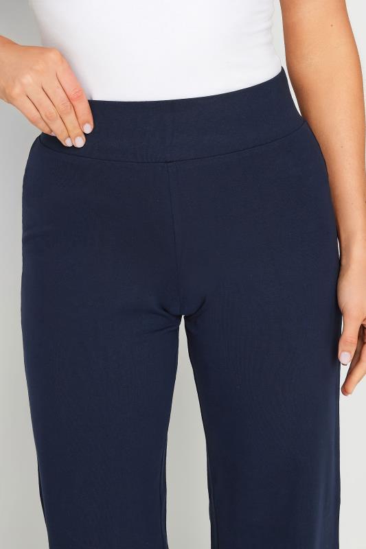 LTS Tall Navy Blue Wide Leg Yoga Pants | Long Tall Sally 4