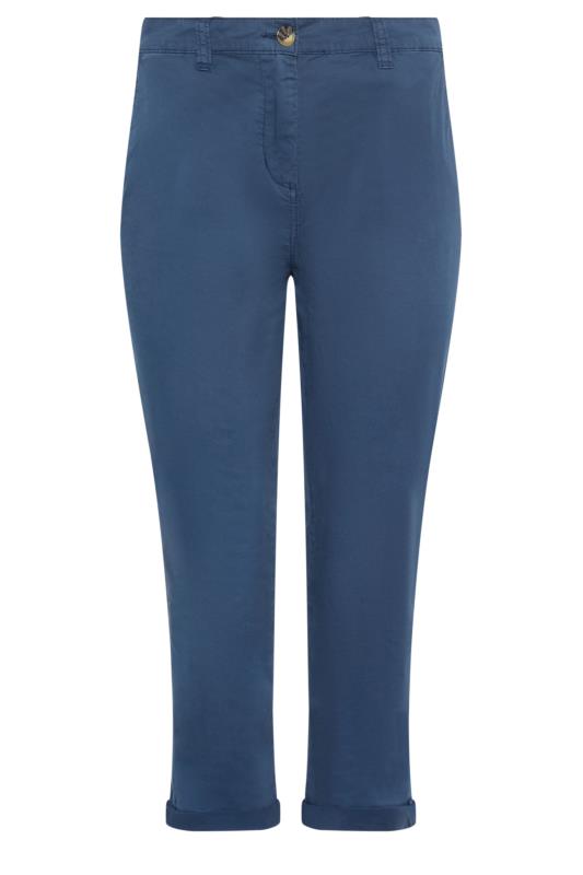 M&Co Navy Blue Chino Trousers | M&Co 5