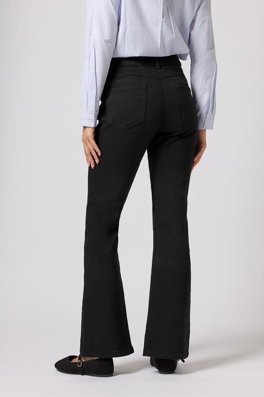 M&Co Black Lift & Shape Kick Flare Jeans | M&Co 4