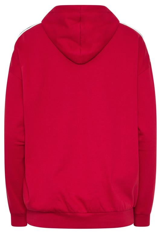 LTS Tall Women's Red Side Tape Hoodie | Long Tall Sally 6