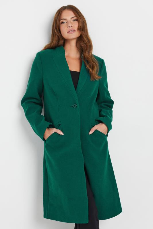 M&Co Emerald Green Midi Formal Coat | M&Co 3