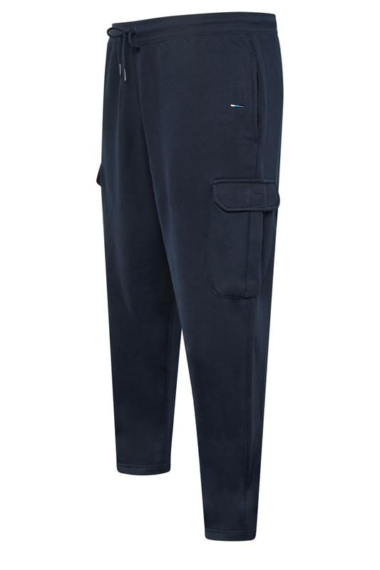 BadRhino Big & Tall Navy Blue Cargo Joggers | BadRhino 7