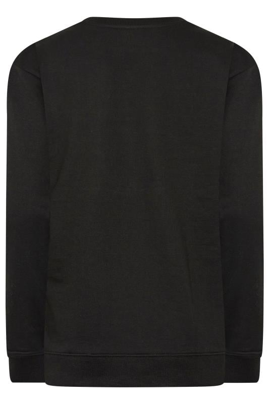 LTS Tall Black Long Sleeve Sweatshirt | Long Tall Sally  8