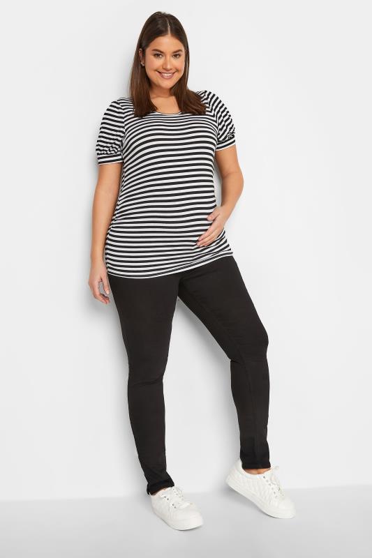 Tall Women's LTS Maternity Black Skinny Jeggings | Long Tall Sally  2