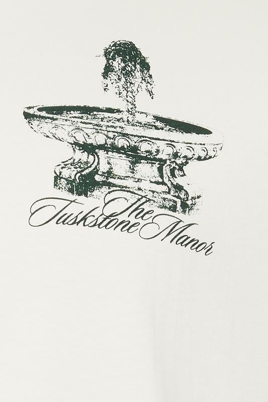 BadRhino Big & Tall White 'The Tuskstone Manor' Graphic T-Shirt | BadRhino  8