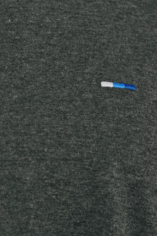 BadRhino Big & Tall Charcoal Grey Long Sleeve T-Shirt | BadRhino 7