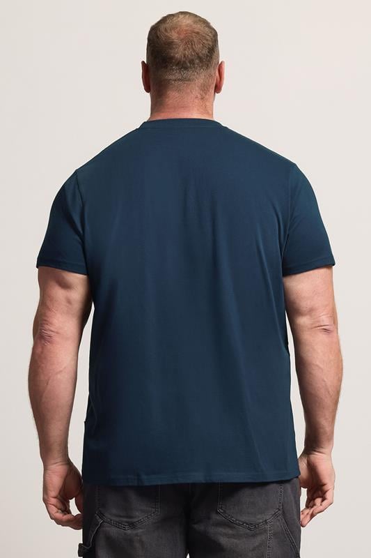 BadRhino Big & Tall Navy Blue 'My BBQ' Graphic T-Shirt | BadRhino 2