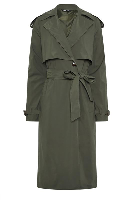 LTS Tall Women's Khaki Green Trench Coat | Long Tall Sally 5