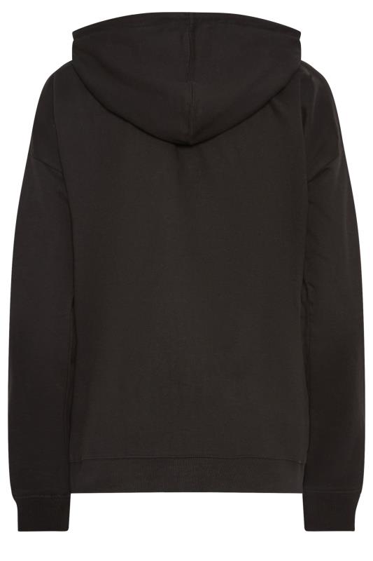 LTS Tall Women's Black Zip Through Pocket Hoodie | Long Tall Sally  7