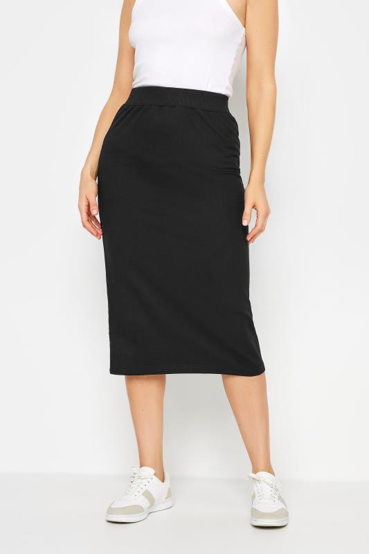 LTS Tall Women's Black Midi Sweat Skirt | Long Tall Sally 2