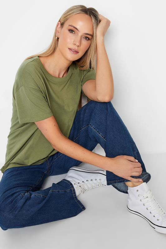 LTS Tall Khaki Green T-Shirt | Long Tall Sally 7