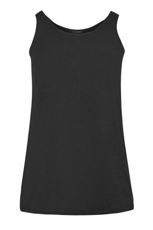 YOURS 2 PACK Curve Black Core Vest Tops 6