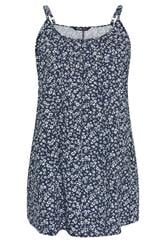 YOURS Curve Navy Blue Ditsy Floral Vest Top