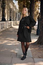 YOURS Plus Size Black Boucle Mini Skirt | Yours Clothing 1