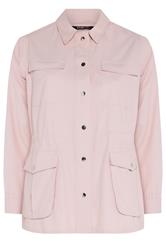 YOURS Plus Size Light Pink Carpenter Jacket | Yours Clothing 6