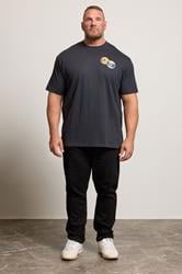 BadRhino Big & Tall Grey Billiards Club Graphic T-Shirt | BadRhino 1