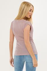 STAR Pink Shimmer Draped Top | StarByJM 2