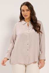 YOURS Plus Size Pink Relaxed Shirt | Yours Clothing 3