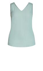 Green Shirred Shoulder Top 5
