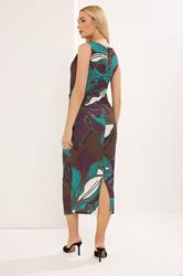 STAR Chocolate Brown Floral Wrap Dress | StarByJM 2