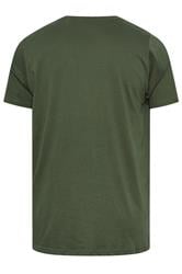  BadRhino Big & Tall Khaki Green Skull & Crossbones Graphic T-Shirt | BadRhino 8