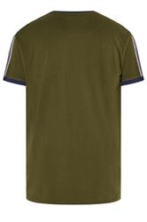 KAM Big & Tall Olive Green Ringer T-Shirt | BadRhino 5