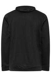 BadRhino Big & Tall Black Front Pocket Hoodie | BadRhino 7