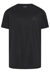 JACK & JONES Big & Tall Black Print Short Sleeve T-Shirt | BadRhino 2