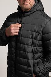 BadRhino Big & Tall Black Lightweight Hooded Puffer Jacket | BadRhino 4